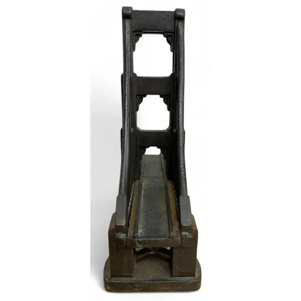 Restoration Hardware RH Golden Gate Bridge Cast Iron Bookends Heavy